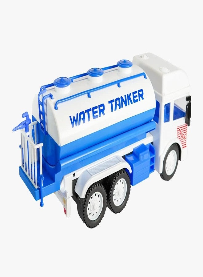 Oupstrive Toy Water Tanker Truck Construction Truck Pull Back Vehicles Toy Trucks for Children's (Multicolor, Pack of 1) - Image 2